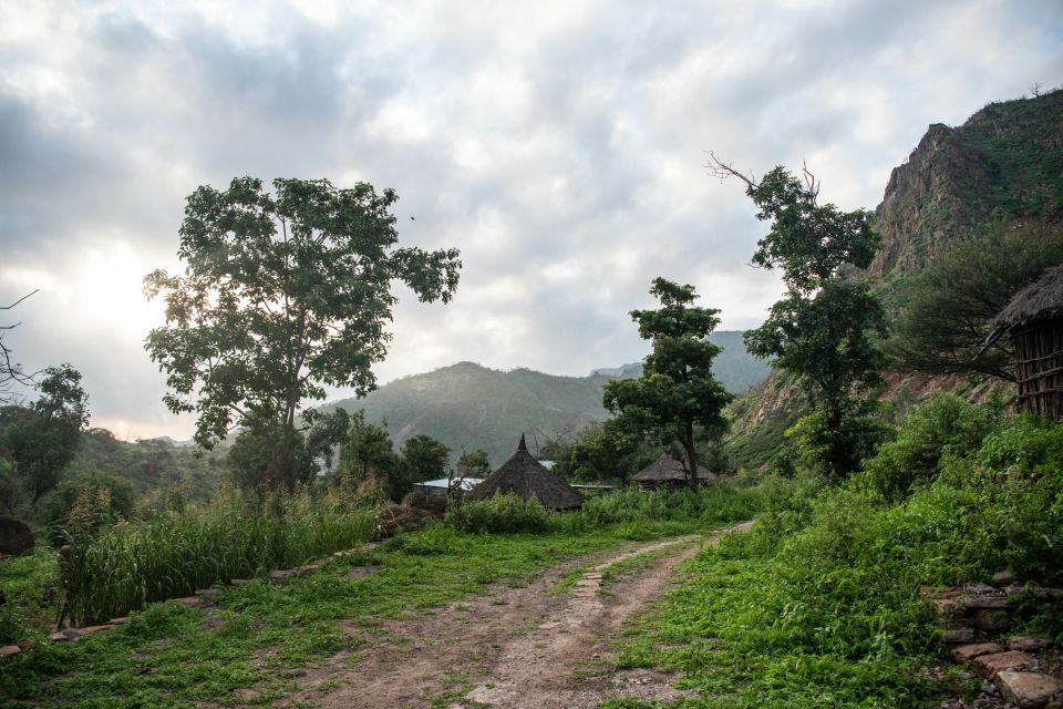 Traditionelle Hütten in Bankoualé
