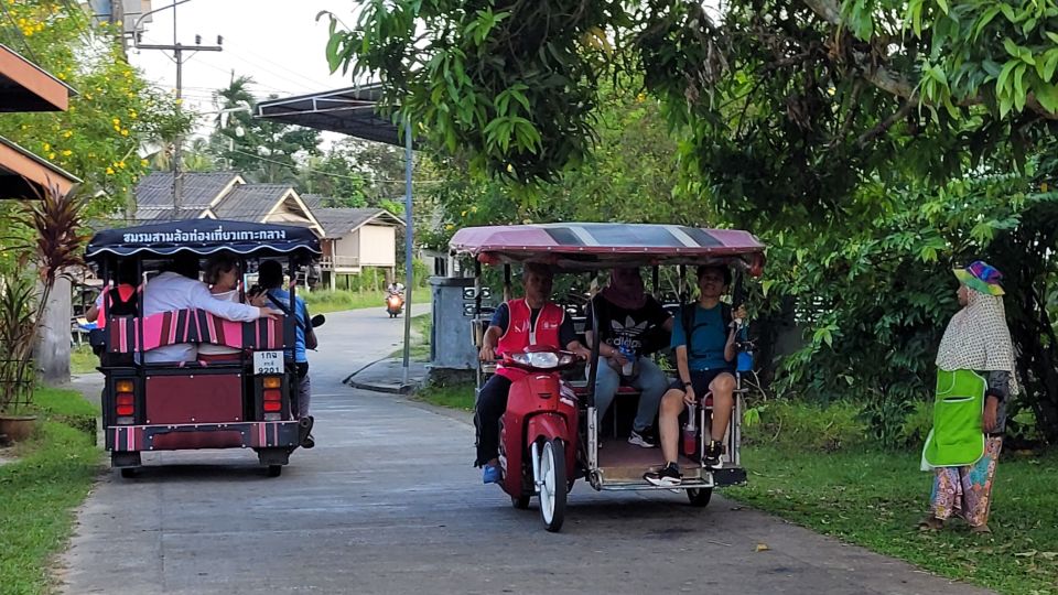 Tuk Tuk Fahrt auf dem Koh Klang Insel in Krabi