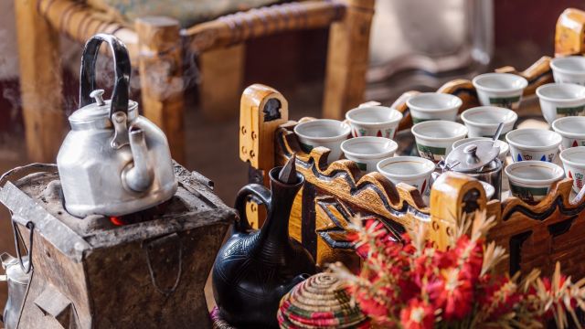 Traditioneller Kaffee in Äthiopien