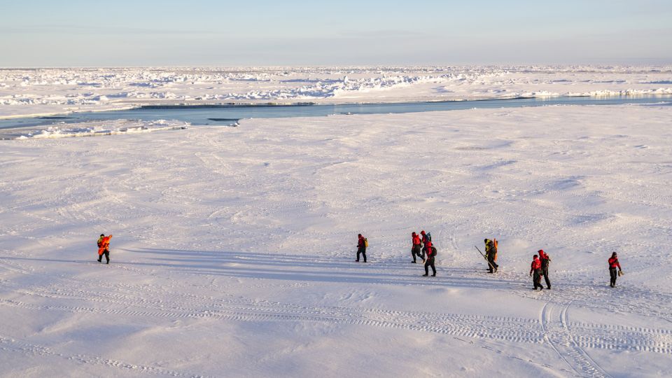Wanderausflug im Eis