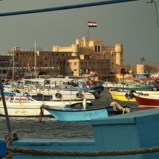 Im Hafen von Alexandria