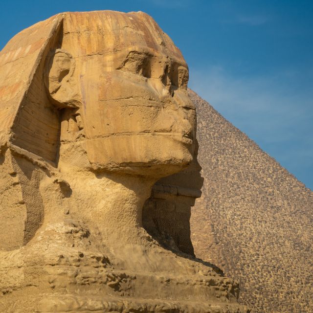 Sphinx und Pyramiden in Gizeh, Kairo