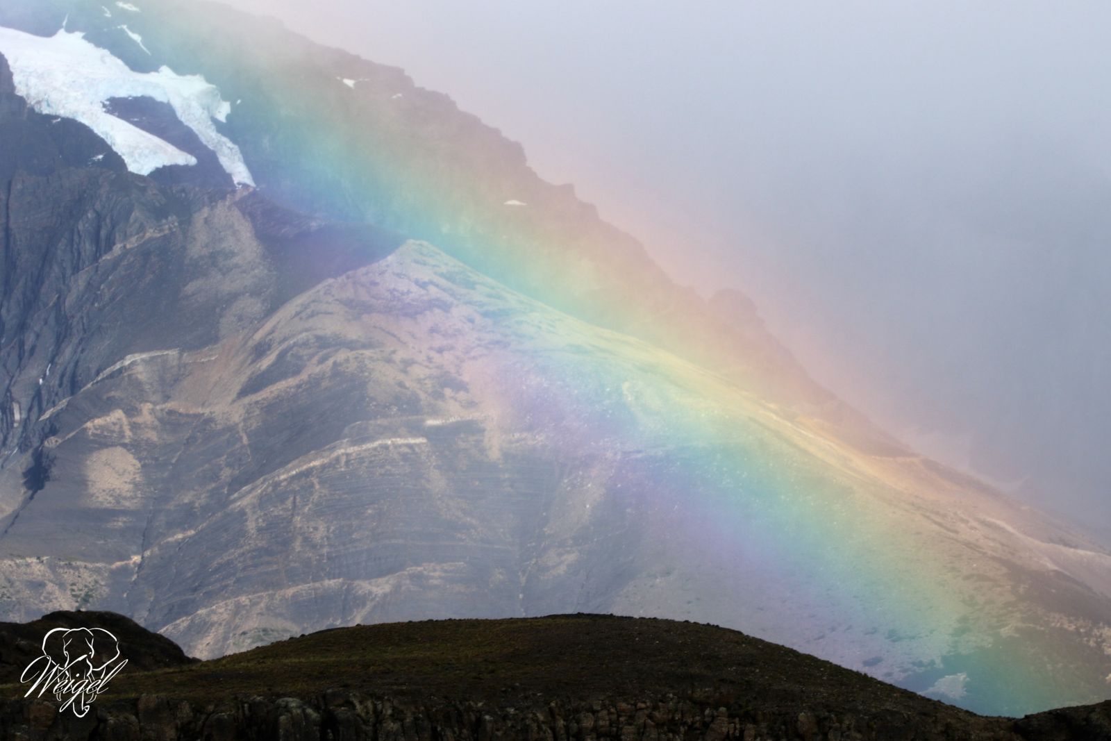 Regenbogen im Torres de Paine