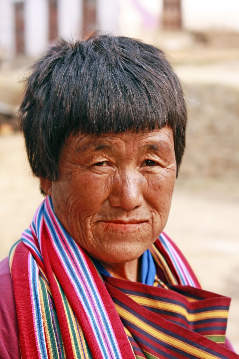 Bhutanerin in Punakha