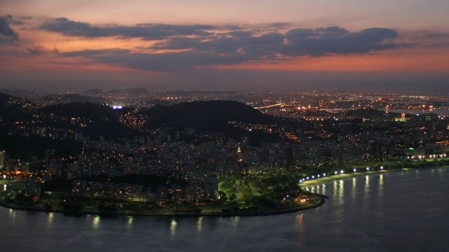 Abendstimmung in Rio de Janeiro