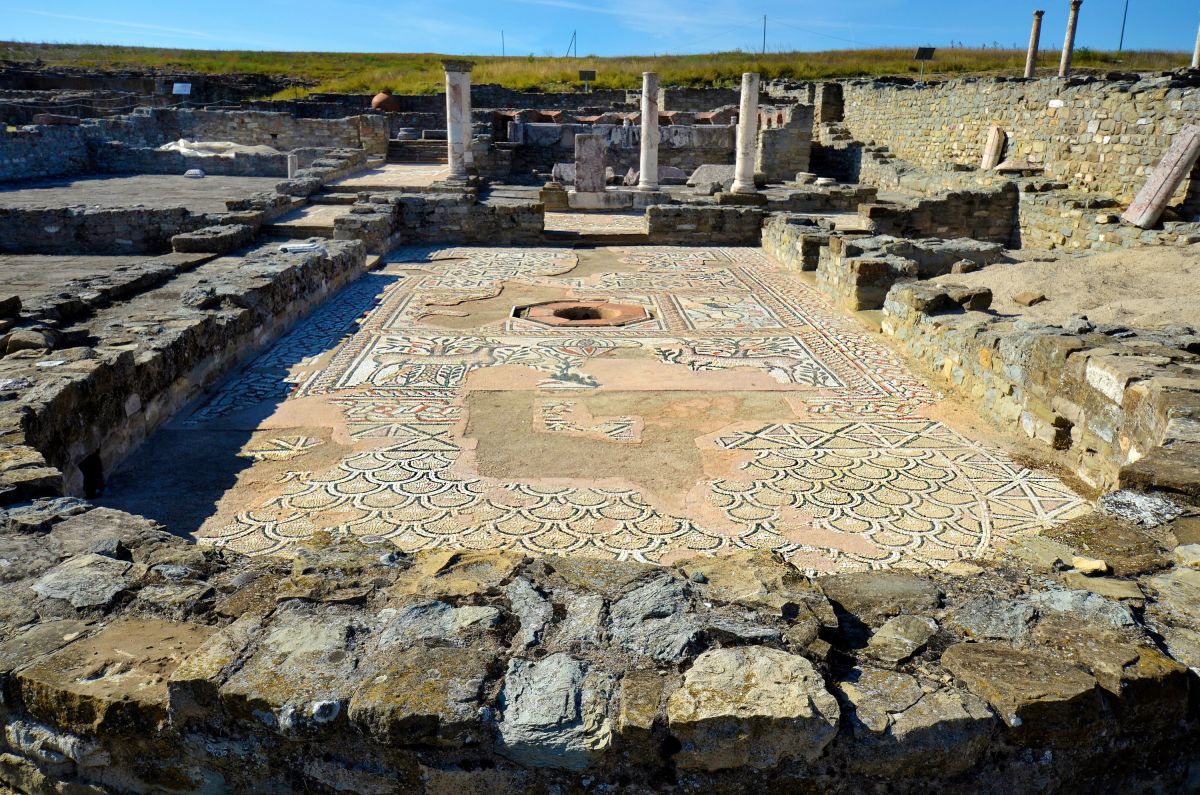 Ausgrabungen im antiken römischen Dorf Stobi