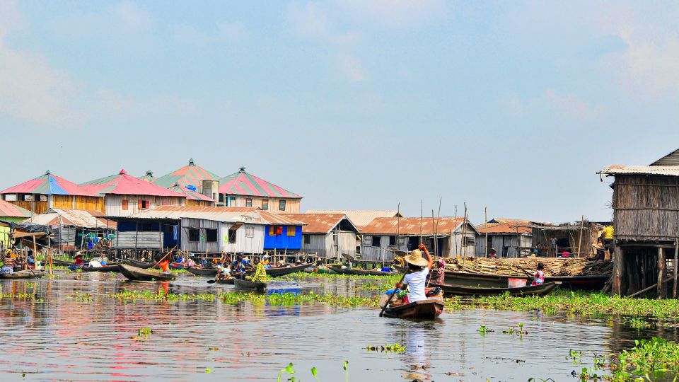 Seedorf Ganvie am Nokoué-See in der Nähe von Cotonou