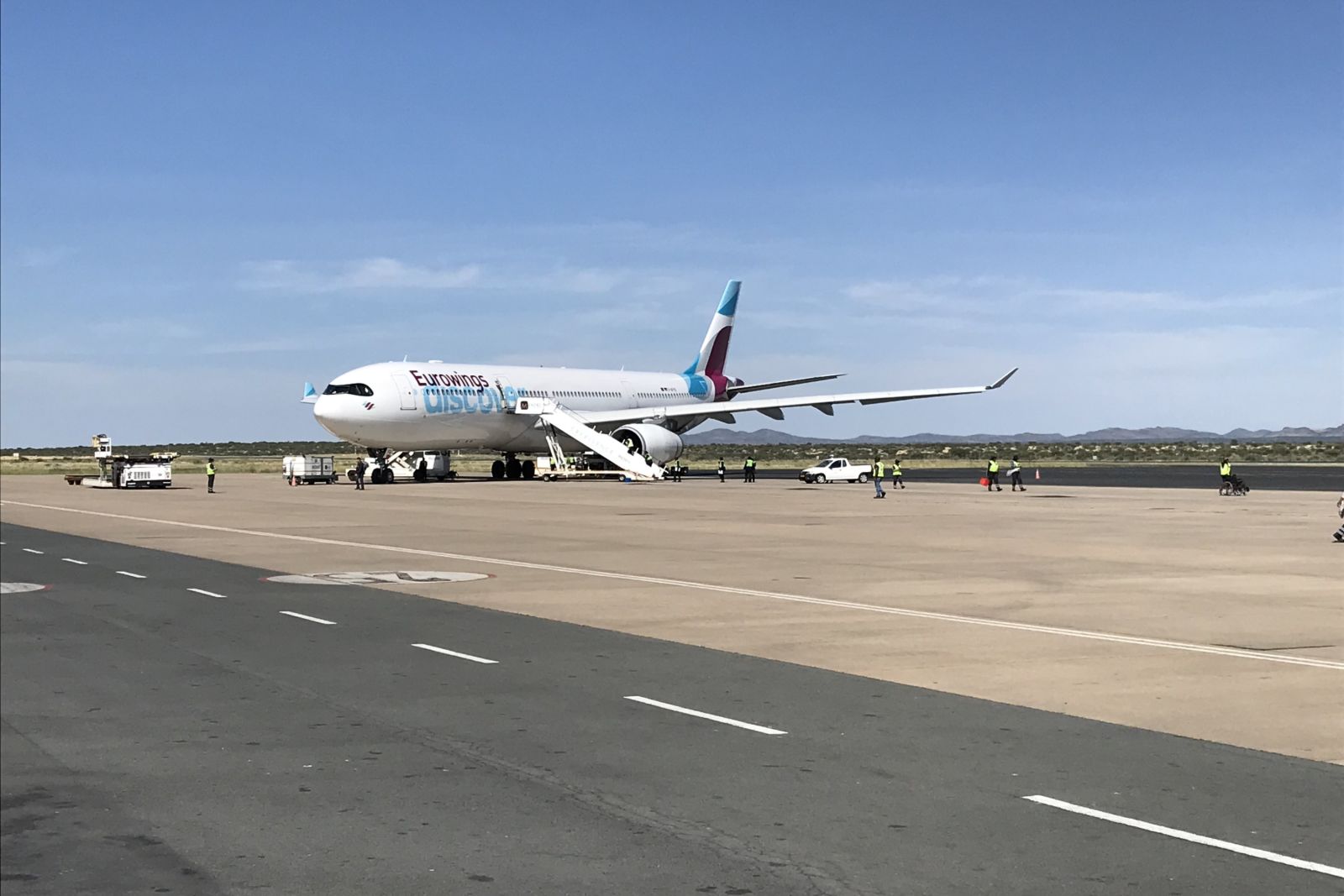 Flug mit Eurowings nach Windhoek