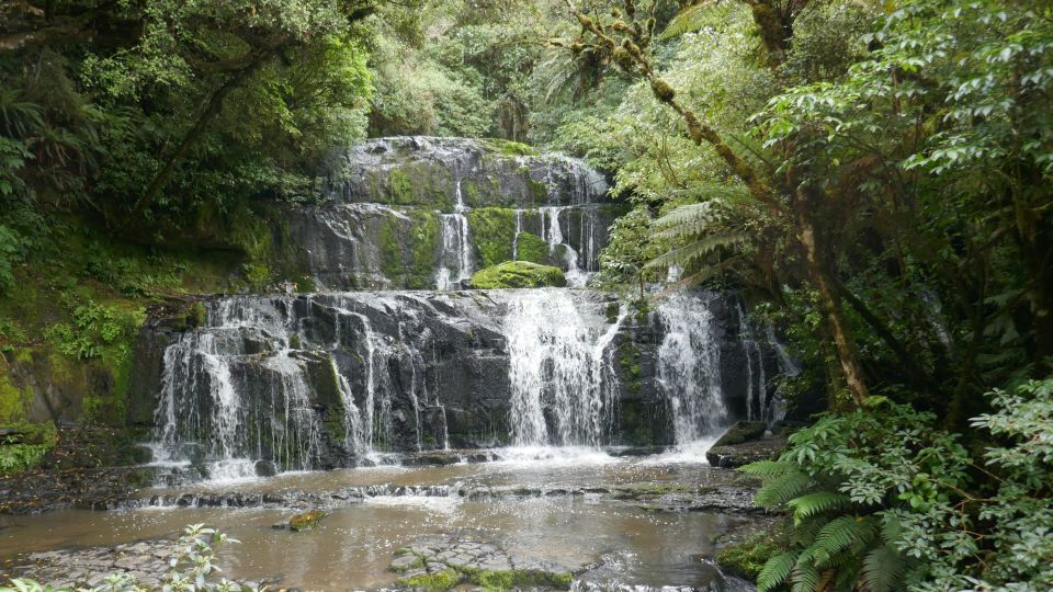 Purakaunui Falls in den Catlins auf der Purakaunui Falls in den Catlins auf der Südinsel