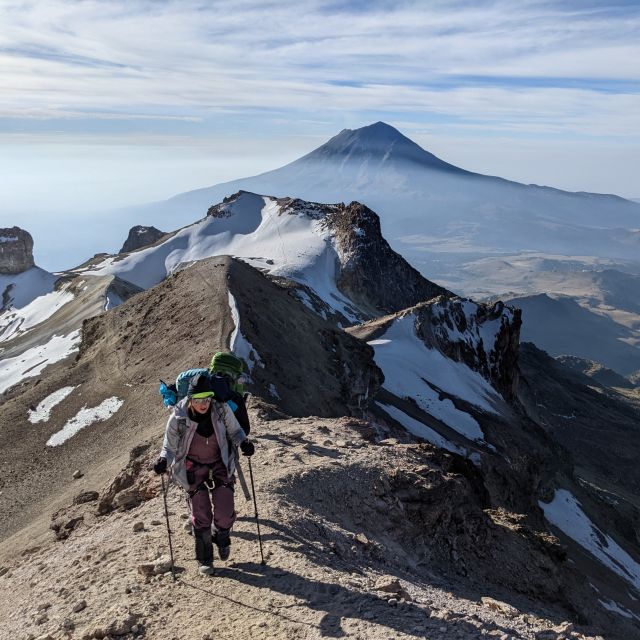 Die letzten Meter zum Gipfel des Iztaccíhuatl