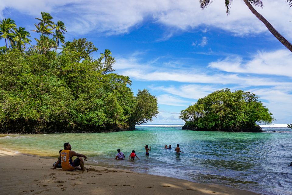 Strand an der Südküste Samoas