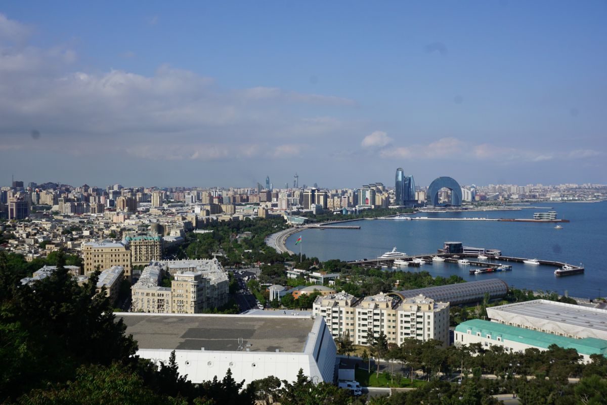 Baku Hafenpromenade