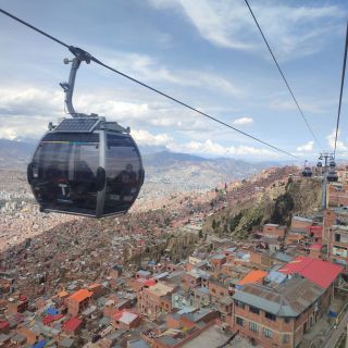 La Paz: Stadtbesichtiung mit Hilfe der höchsten Seilbahn der Welt