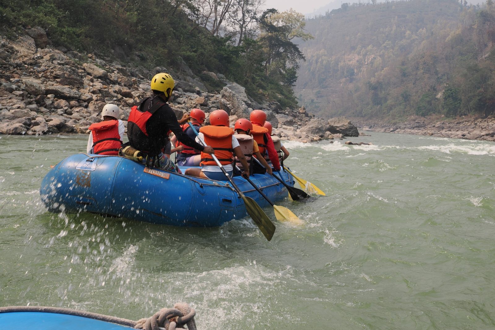 Rafting auf dem Trishuli-Fluss