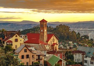 Blick auf die Stadt Antananarivo