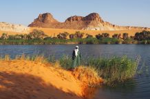 Oasenszene im Tschad