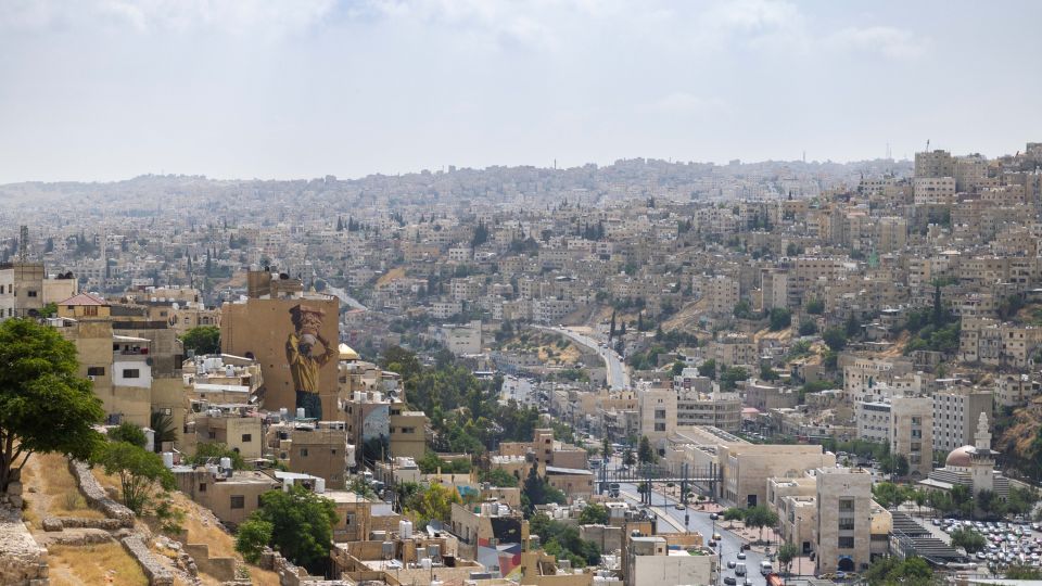 Blick von der Zitadelle auf Amman