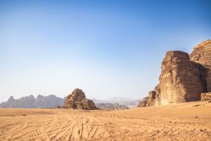 Felsformationen in Wadi Rum