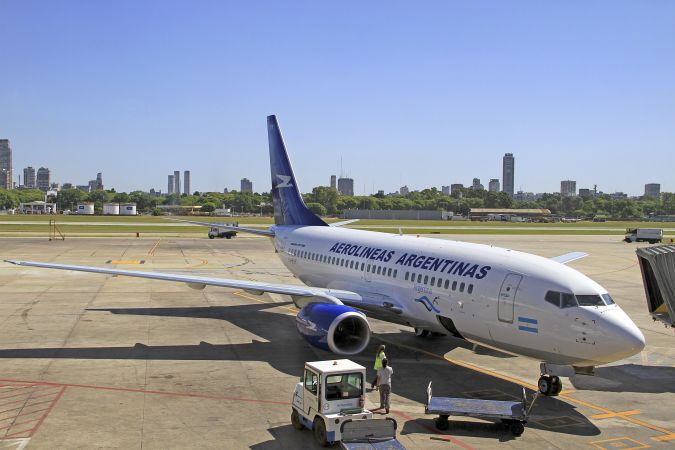 Flugzeug Aerolineas Argentinas © Diamir
