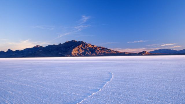 Bonneville Salt Flats, Great Salt Lake, Utah