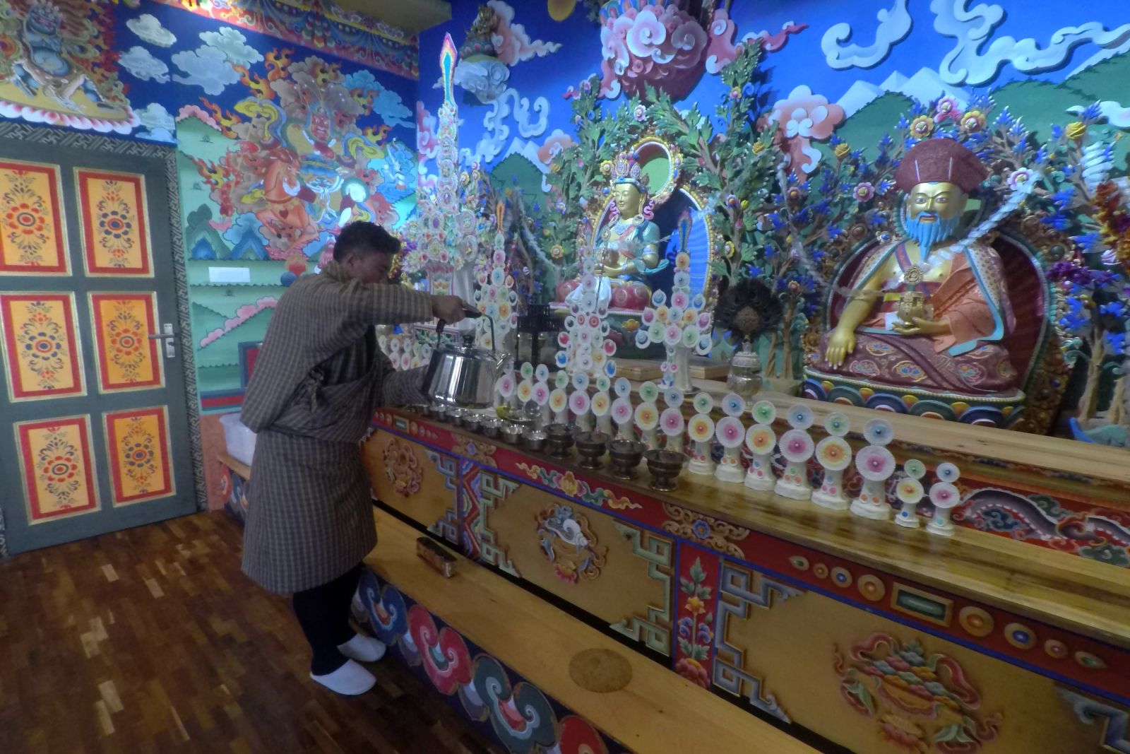 Klosterraum in Bhutan