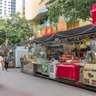 Garküchen in Chinatown in Singapur