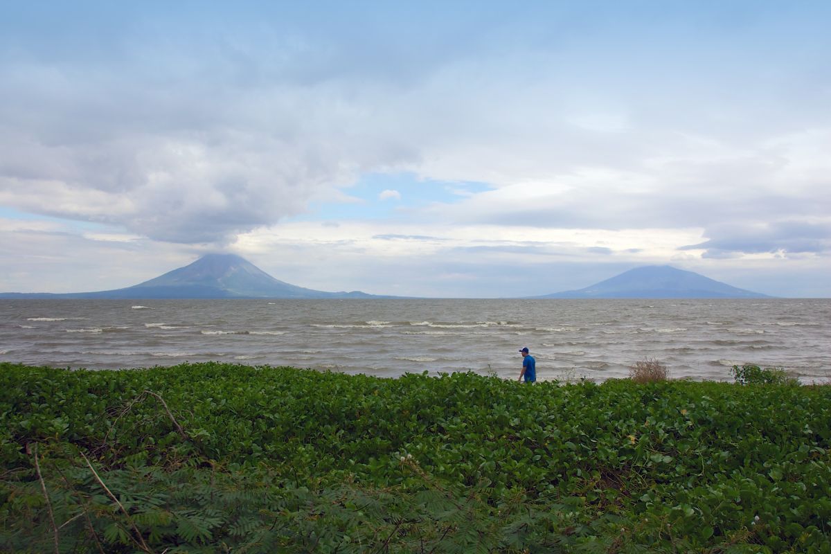 Lago Nicaragua mit der Insel Ometepe