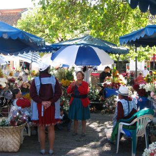 Blumenmarkt in Cuenca