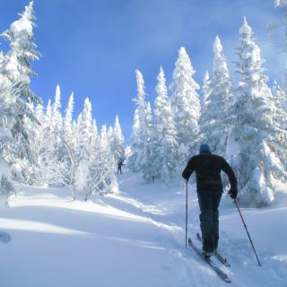 Skilangläufer in Quebec