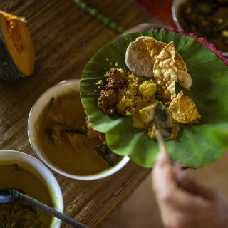 Köstliches Essen in Sri Lanka