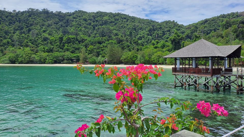 Blick auf das Bungaraya Island Resort