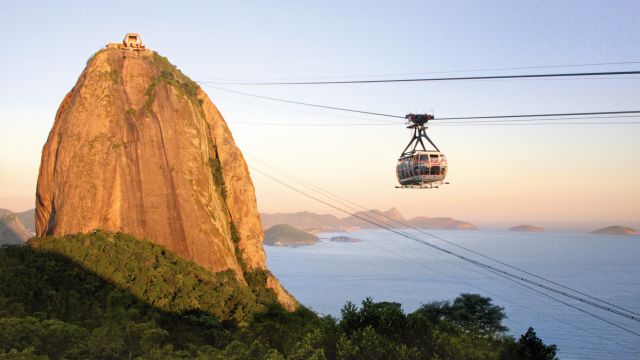Seilbahnfahrt auf den Zuckerhut in Rio de Janeiro