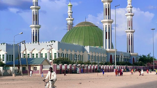 Eine Moschee in Kano