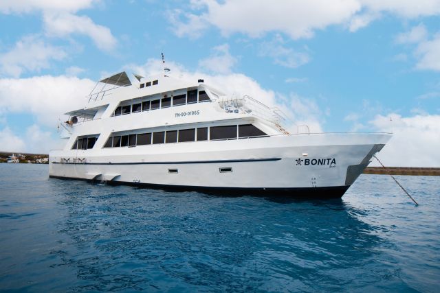 Yacht Bonita auf Galapagos