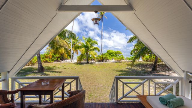 In der Alphonse island Lodge, Seychellen