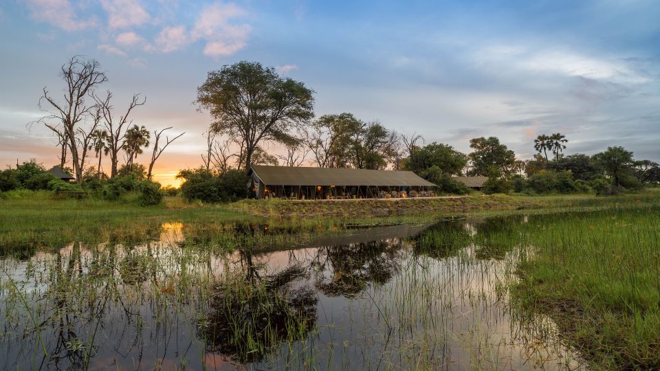 Im Gomoti Plains Camp im Okavango-Delta