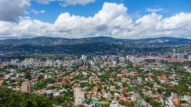 Sicht auf Caracas vom Avila-Nationalpark