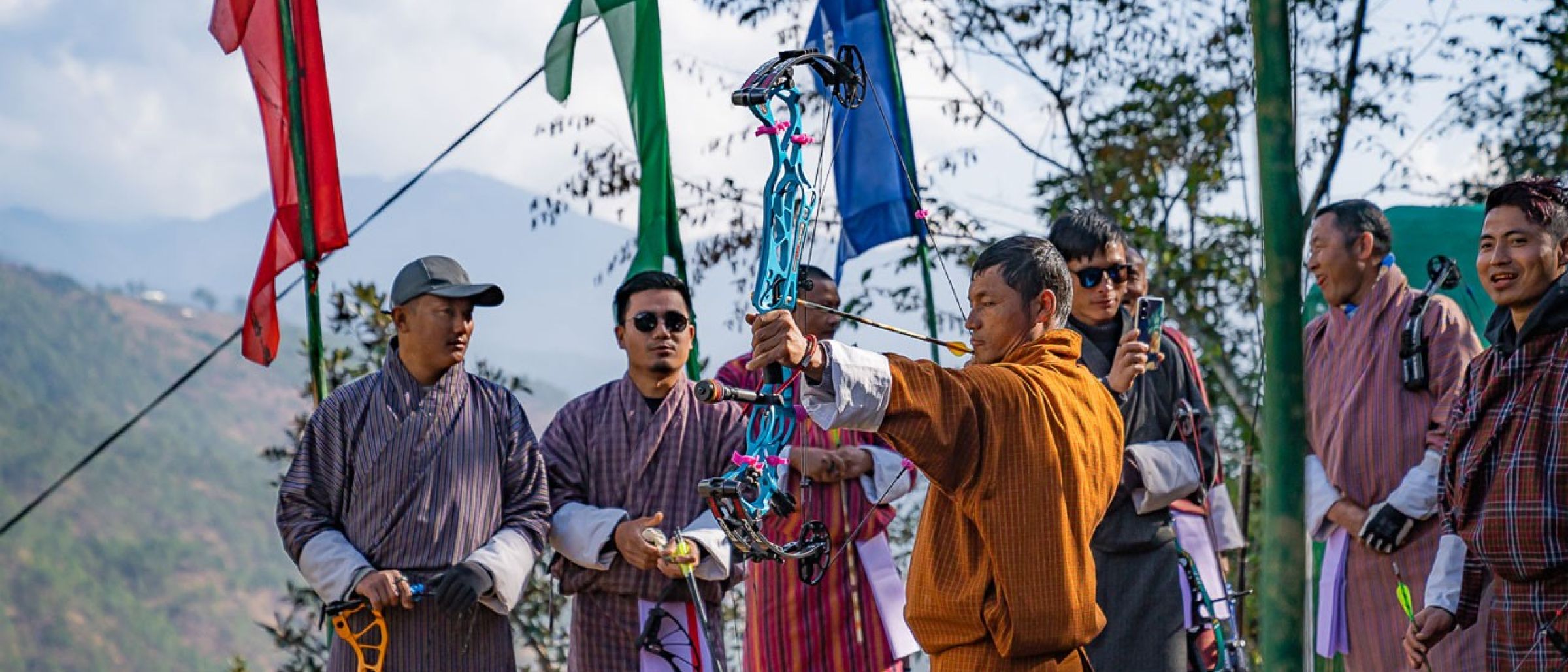 Bogenschießen in Bhutan
