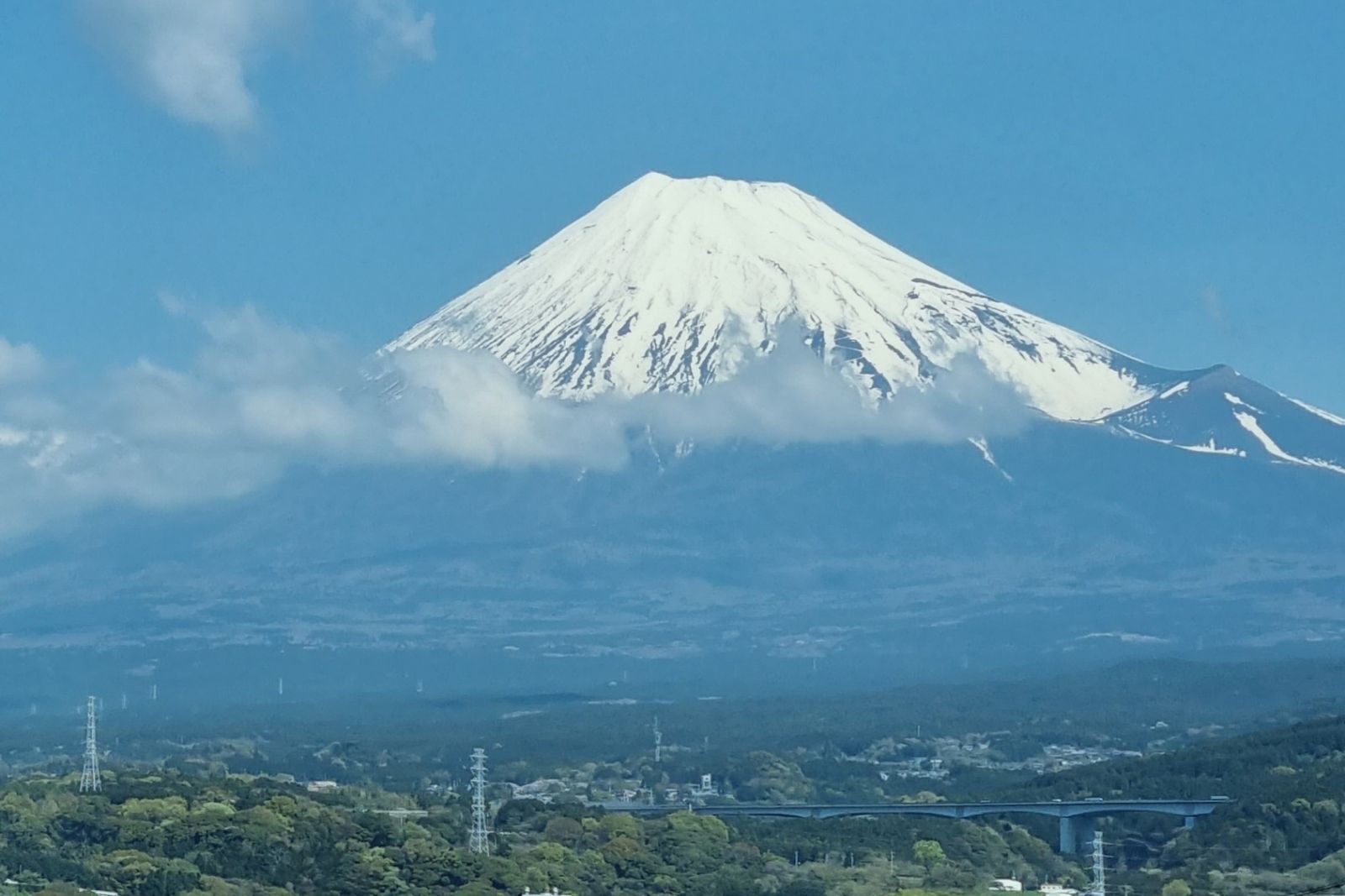 Klarer Blick auf den atemberaubenden Mount Fuji