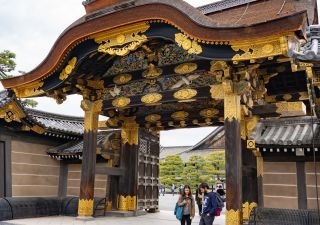 Eingang der Burg Nijo – die Heimstätte des Tokugawa Ieyasu
