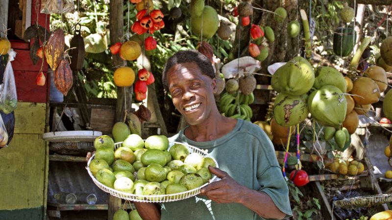 Frische Mango direkt vom Straßenverkäufer