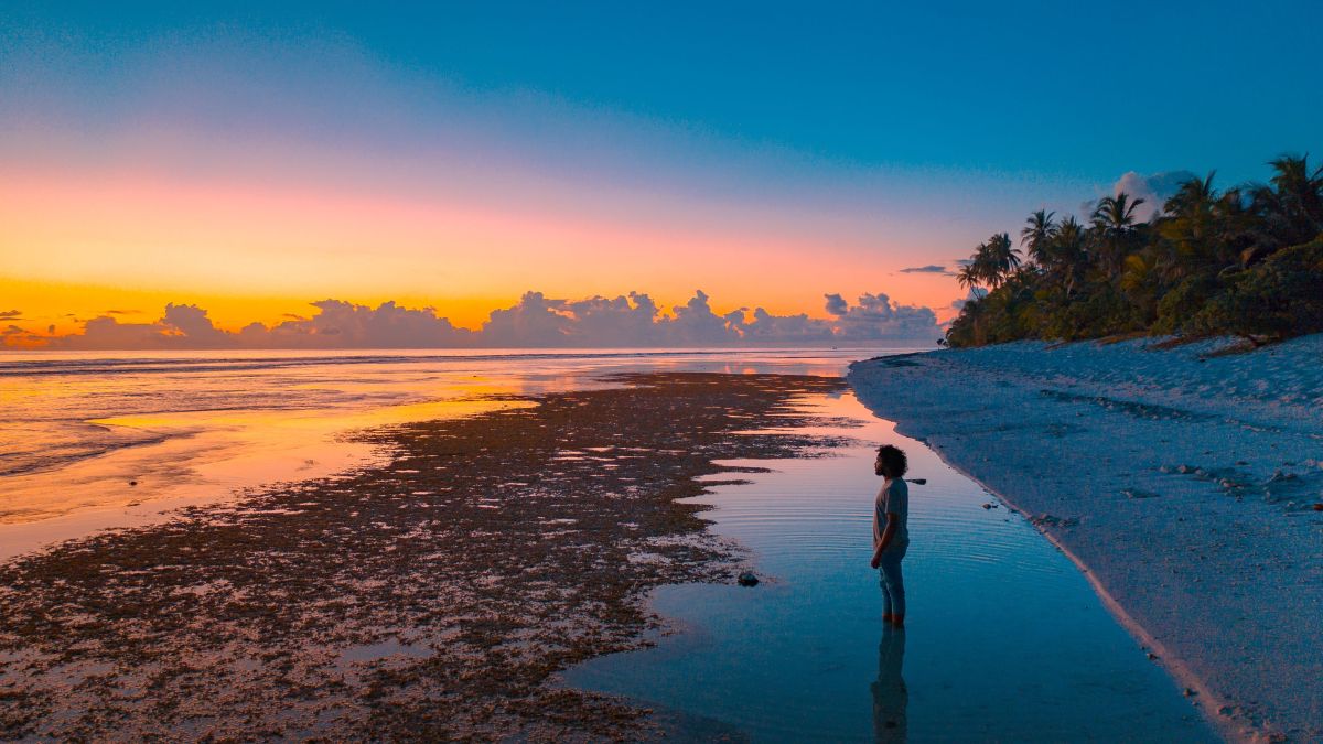 Sunset auf den Malediven