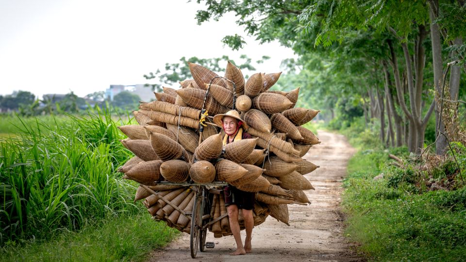 Vietnamese auf dem Weg zum Markt