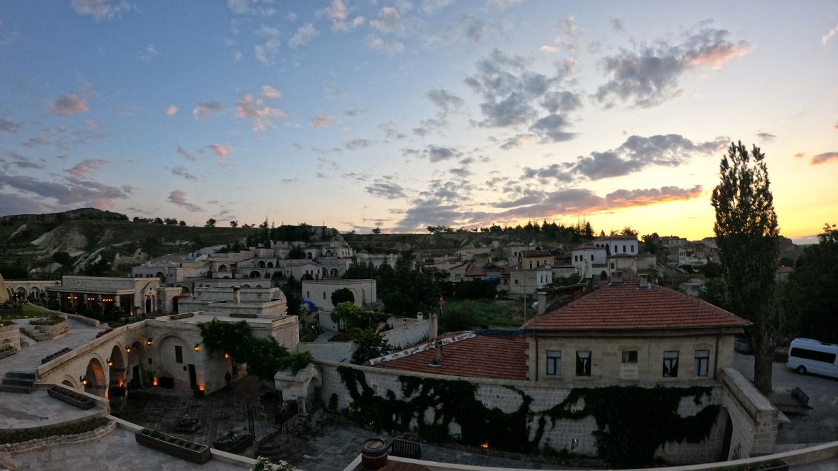 Blick über die Dächer in Mustafa Pasha