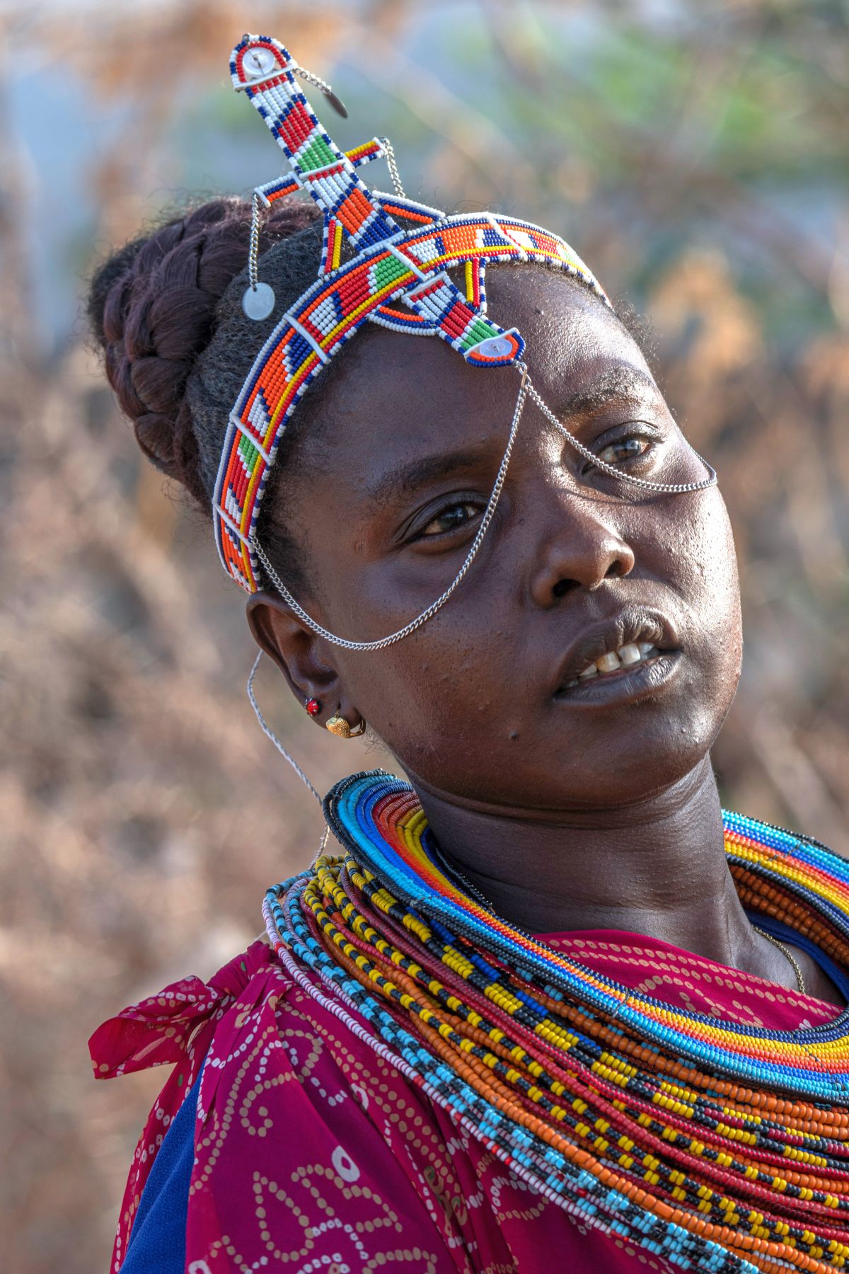 Portrait einer Samburu-Frau
