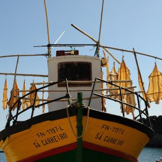 Kleines Fischerboot auf Madeira