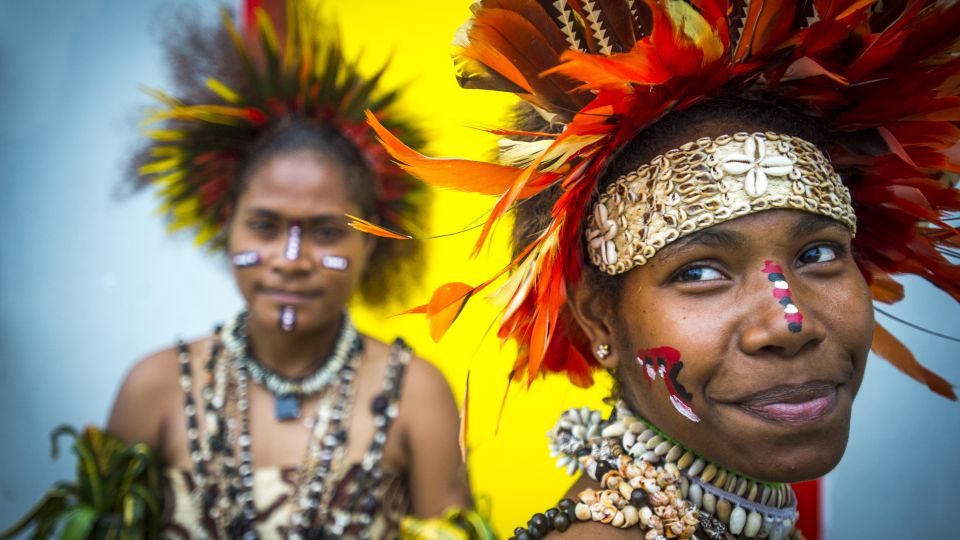 Tänzerinnen in Papua-Neuguinea